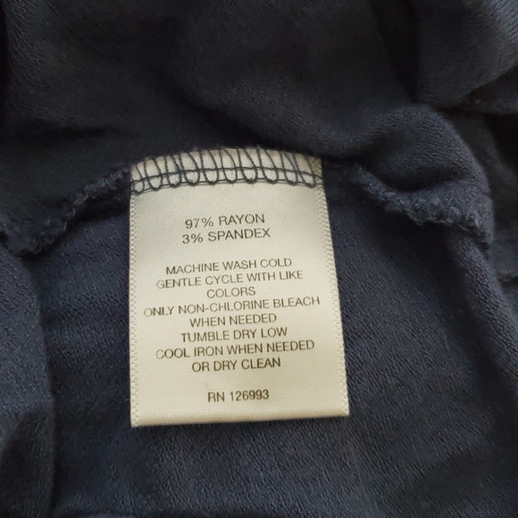 Hannah blue tunic top with a twist front XL - Picture 6 of 6